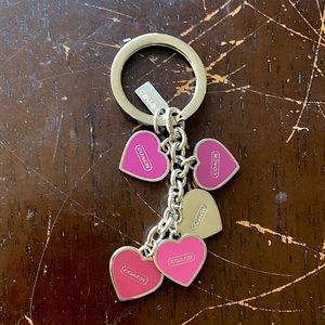 Coach Keychain - ♥️ Hearts 💕